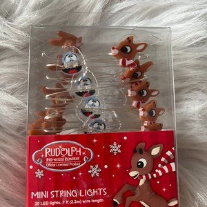 Rudolph Mini String LED Lights